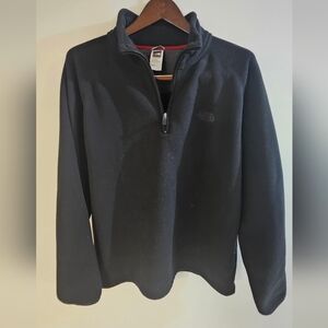 Black North Face 1/4 Zip Fleece